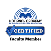 National Academy of Continuing Legal Education | Certified Faculty Member